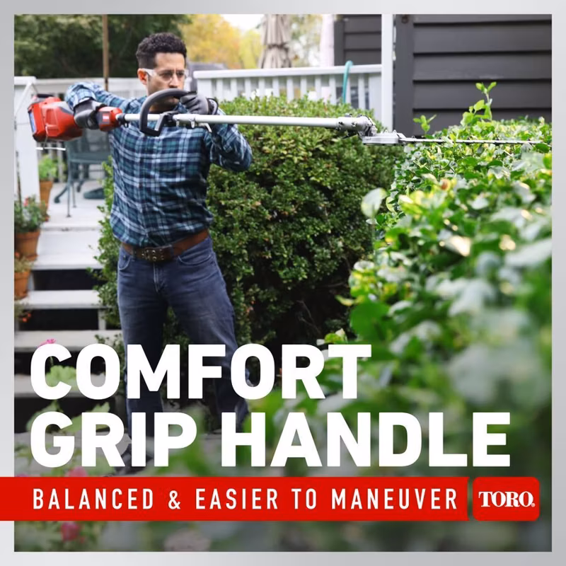 2026 Toro 60V Max* 16 in (40.64 cm) Hedge Trimmer Attachment - Attachment Only (88713) - Image 8